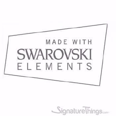 SignatureThings.com Brass Hardware Swarovski Crystal Round Cabinet Knob and Handle