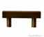 Solid Brass Square Bar Cabinet Pulls - Brass Drawer Pulls