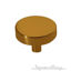 Solid Brass Circle Cabinet Knob