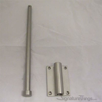 SignatureThings | Side Mount Retractable Valet Rods - Brass Closet Rod