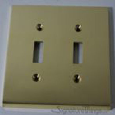 SignatureThings | Double Toggle Square Switch Plate | Unique Switch Plates