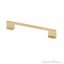 Matte Brass thin transitional cabinet pull