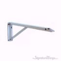 Modern Black Collapsible Table Folding Shelf Supports - White