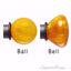 Ball and Bell Shaped Finials