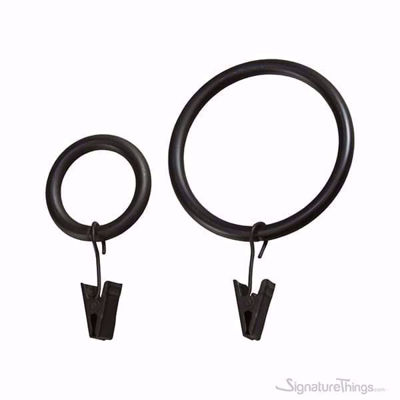 SignatureThings | Heavy Duty Iron Curtain Rings With Clip