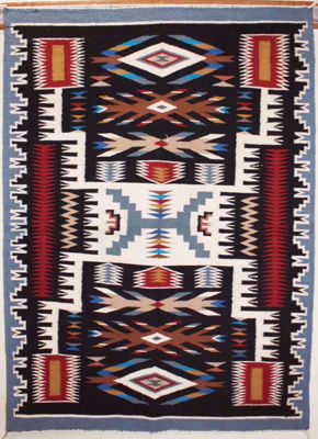 Storm pattern Navajo Rug DK