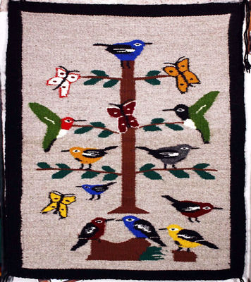 Tree of Life Navajo Rug CT