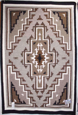 Two Grey Hill Navajo Rug RT