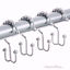 Metal Double Shower Curtain Rings Set of 12