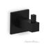 55mm Kube Hook - Stainless Steel Black Wall Hook