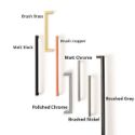 U-Shaped Brass Drawer Pulls