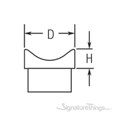 SignatureThings | Coped Perpendicular Collar for 2-inch OD Tubing ...