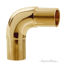 90° Flush Radius Elbow Flush Fitting - Brass Railing Hardware