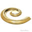 Brass Cap Rail Lateral Scroll For Stair Railing