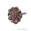 Detailed Flower Brass Curtain Tie Back