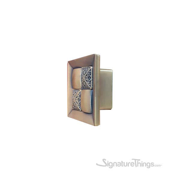 SignatureThings | Decorative Brass Block Knob