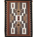 SignatureThings.com Brass Hardware Storm Pattern Navajo Rug CD