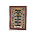 SignatureThings.com Brass Hardware Tree of Life Navajo Rug NO