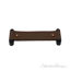 DACIA Leather Handle 160mm Matte Black & Dark Brown