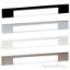 Dino Zamak Cabinet Handle-Polished Chrome, Brushed Nickel, Matte White, Matte Black