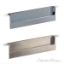 Flat Zamak Recess Cabinet Handle - Polished chrome and Brushed nickel