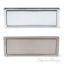 Raso Zamak Recess Cabinet Handle - Polished chrome, Brushed nickel