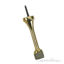 Wall Base Door Stop 3 Inch Polished Brass
