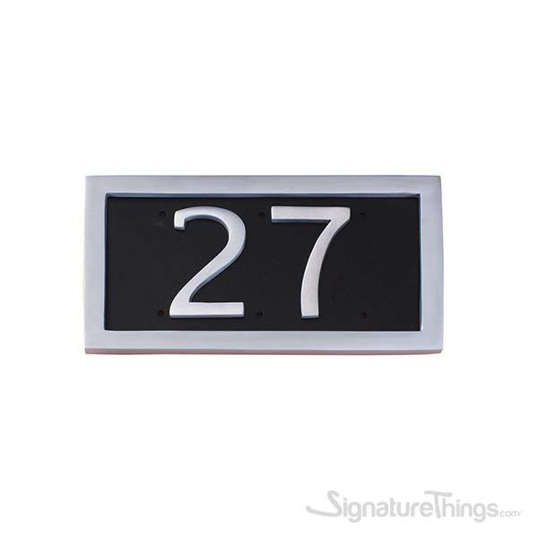 SignatureThings | Two Numeral Address Marker Plaque