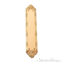 Ribbon & Reed Push Plate 2-1/2" x 13-3/4" - Polished Brass
