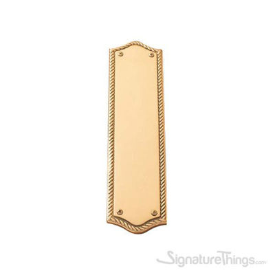 Trafalgar Push Plate 2-3/4" x 11" - Polished Brass