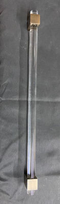 SignatureThings.com Brass Hardware Modern Cube Lucite Cabinet Pulls - 3/4" Dia