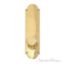 Palladian Plate Netropol Door Knob - Polished Brass