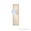EGG & DART 8-3/8" Hartford Door Knob - Polished Brass