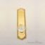 Trafalgar Plate Empire Round Crystal Door Knob - Polished Brass