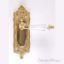 Victorian Kinsman Door Lever - Polished Brass