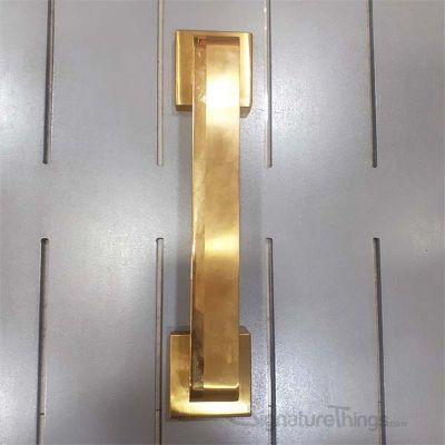SignatureThings | 10 Inch Stainless Steel Decowell Square Door Handle