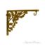 Angel Cast Brass Shelf Bracket