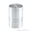 Stainless Steel Pinstripe Detail Cylinder Knob - Stainless Steel 