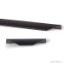 Matte Black Cabinet Edge Pulls - Aluminum Coated Angled Ended