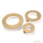 Round Cabinet Knob - Brushed Brass