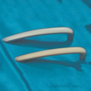Assorted Angled Stainless Handle - Matte Chrome, Satin Nickel