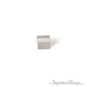 REC Knob -White and Chrome	