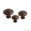 35 MM Retro Round Knob - Oil Rubbed Bronze