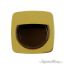 45 mm Classic Flush Pulls -  Brown insert with Brass rim