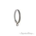 Drapery Hardware - Curtain Rod - Flat Ring With Eyelet - Brushed Nickel
