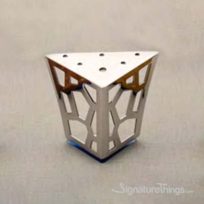 L-56 Furniture Leg [ CORNER ] - Polished Chrome