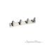 J-DX-305 Brass Wall Mounted Hook Bar - Polished Chrome