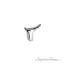 J-DX-309 Brass Wall Mounted Hook Bar - Polished Chrome