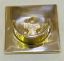 Square Brass Open Inside Mount Flange