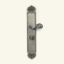 CY Lock with Demeter Solid Handle in Metallic Antique Pewter Finish